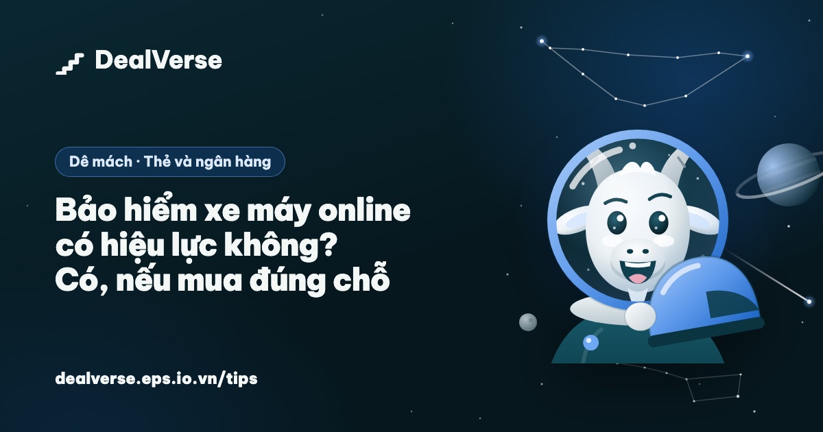 Bảo hiểm xe máy online có hiệu lực không? Có, nếu mua đúng chỗ
