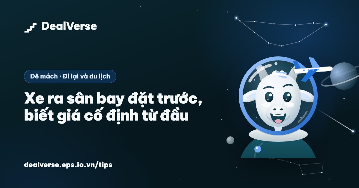 Xe ra sân bay đặt trước, biết giá cố định từ đầu
